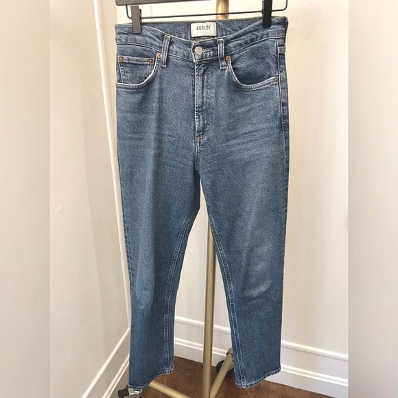Agolde slim straight denim - Picture 2 of 4